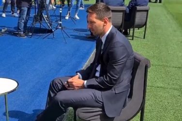 Guillem Balague interviews Lionel Messi at Parc des Princes