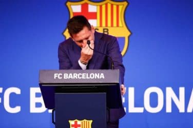 Lionel Messi says emotional goodbye to Barcelona in special press conference